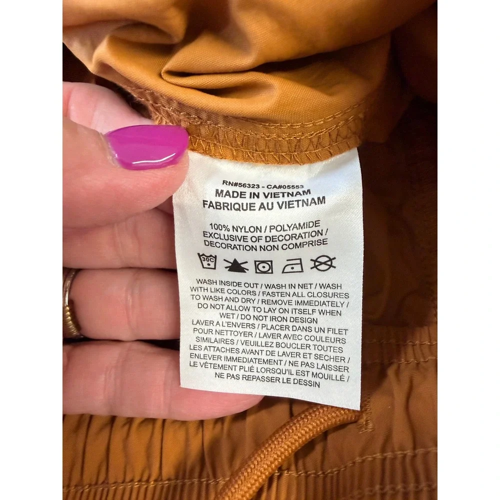 Jordan Track Pants Nylon Loose Fit XXL Amber Mens